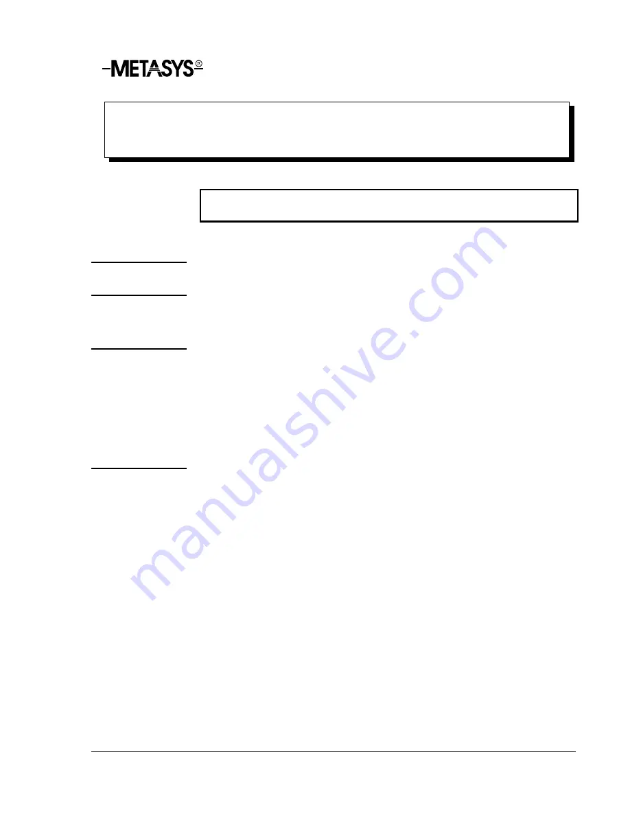 Metasys FAN 636 Technical Manual Download Page 1