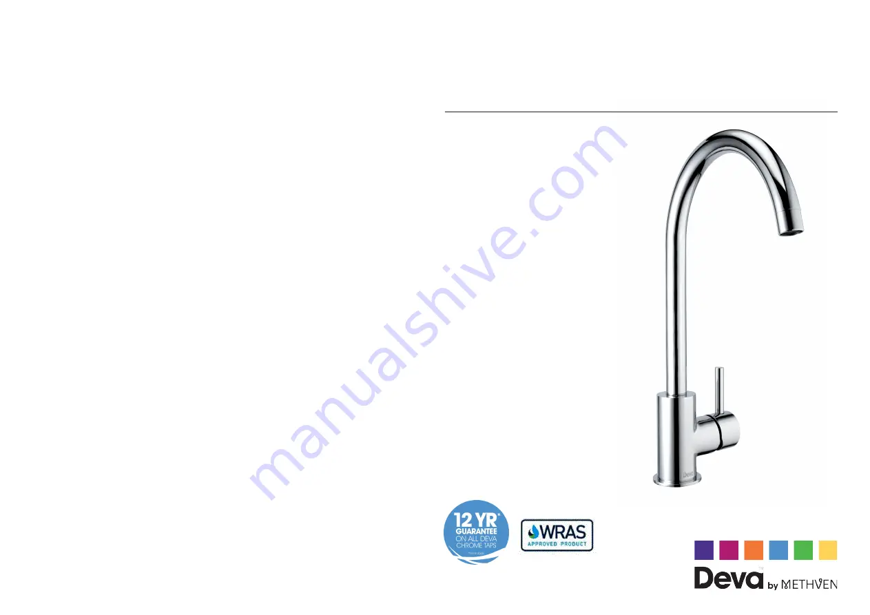 METHVEN Deva IND104 Installation Manual Download Page 1