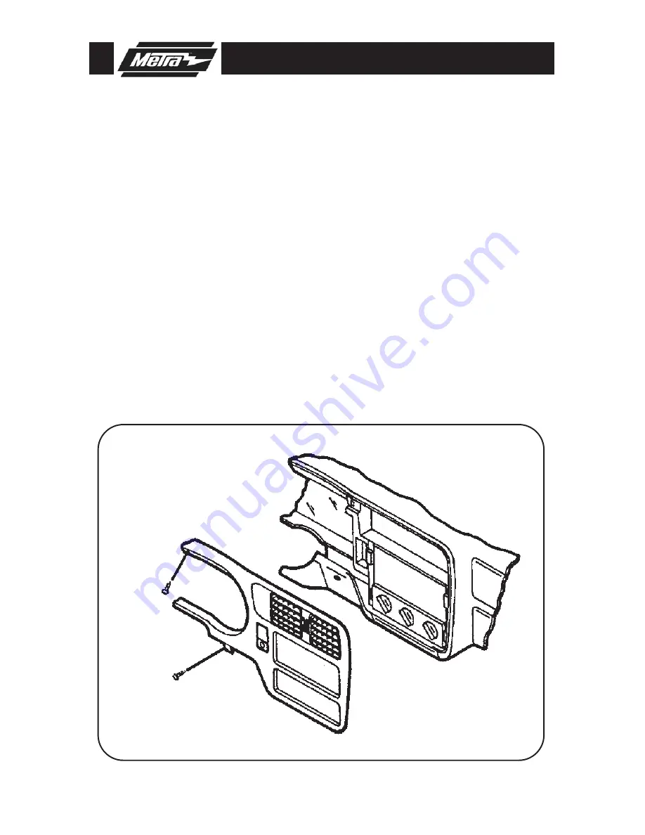 Metra Electronics 99-2003 Installation Instructions Manual Download Page 14