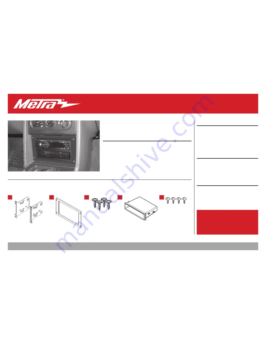 Metra Electronics 99-5025 Installation Instructions Download Page 1