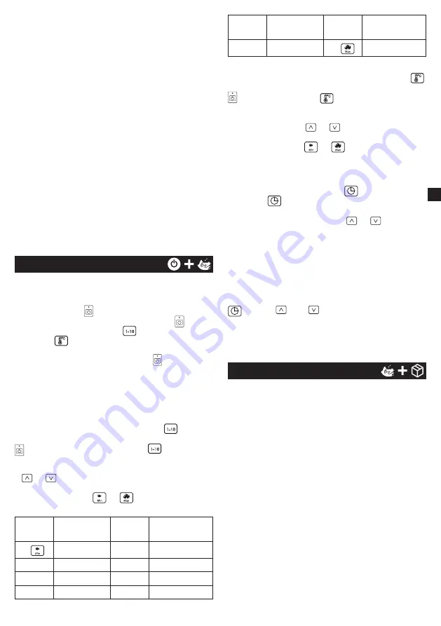 METRO PROFESSIONAL GIC3035 Instruction Manual Download Page 59