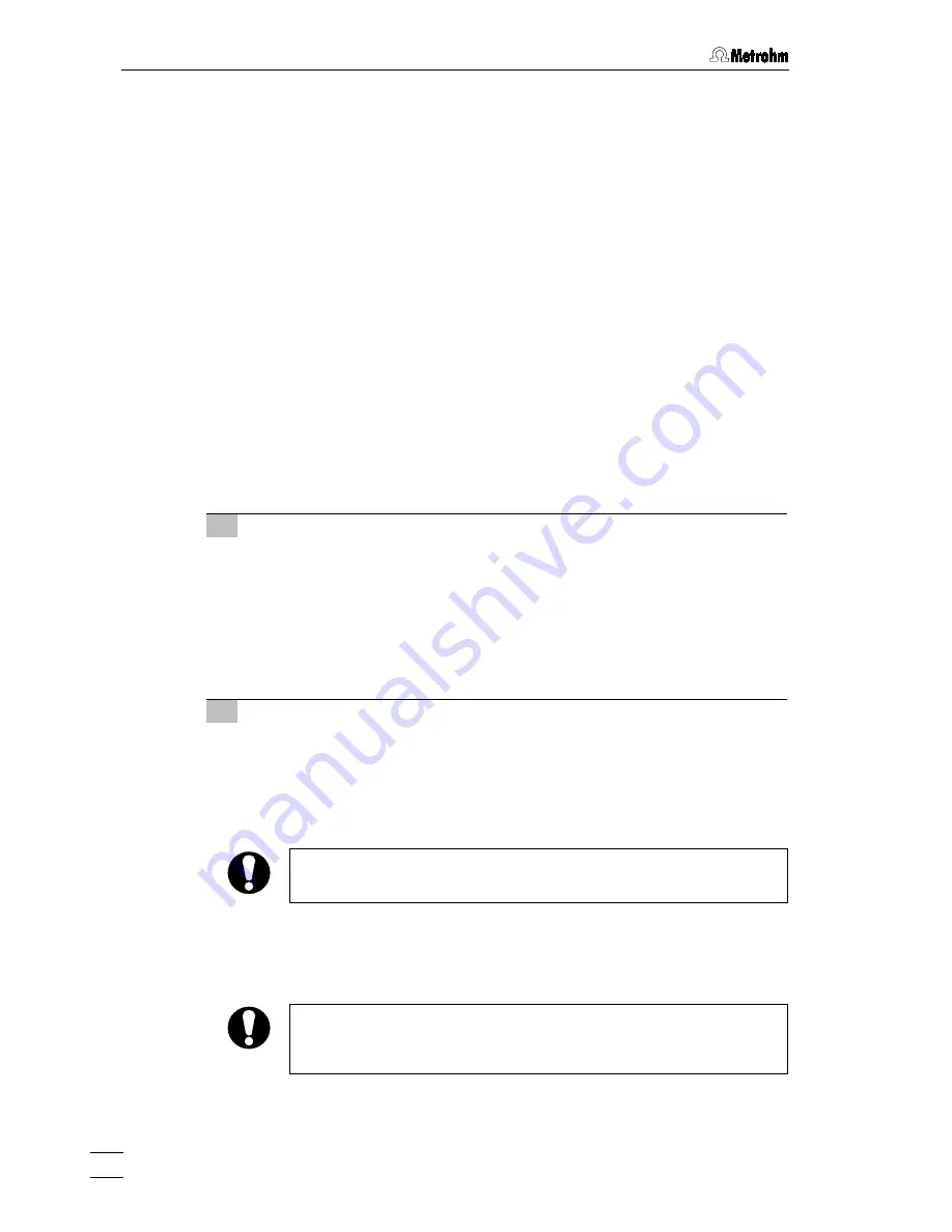 Metrohm 757 VA Computrace Hardware Manual Download Page 34