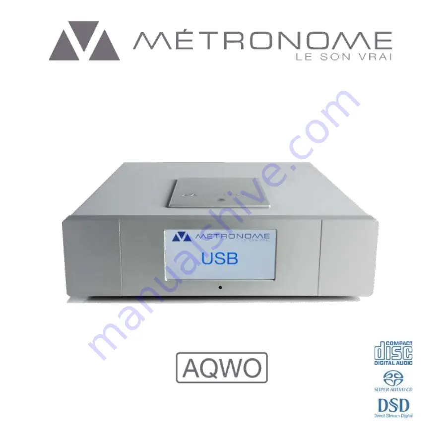 Metronome AQWO Owner'S Manual Download Page 1