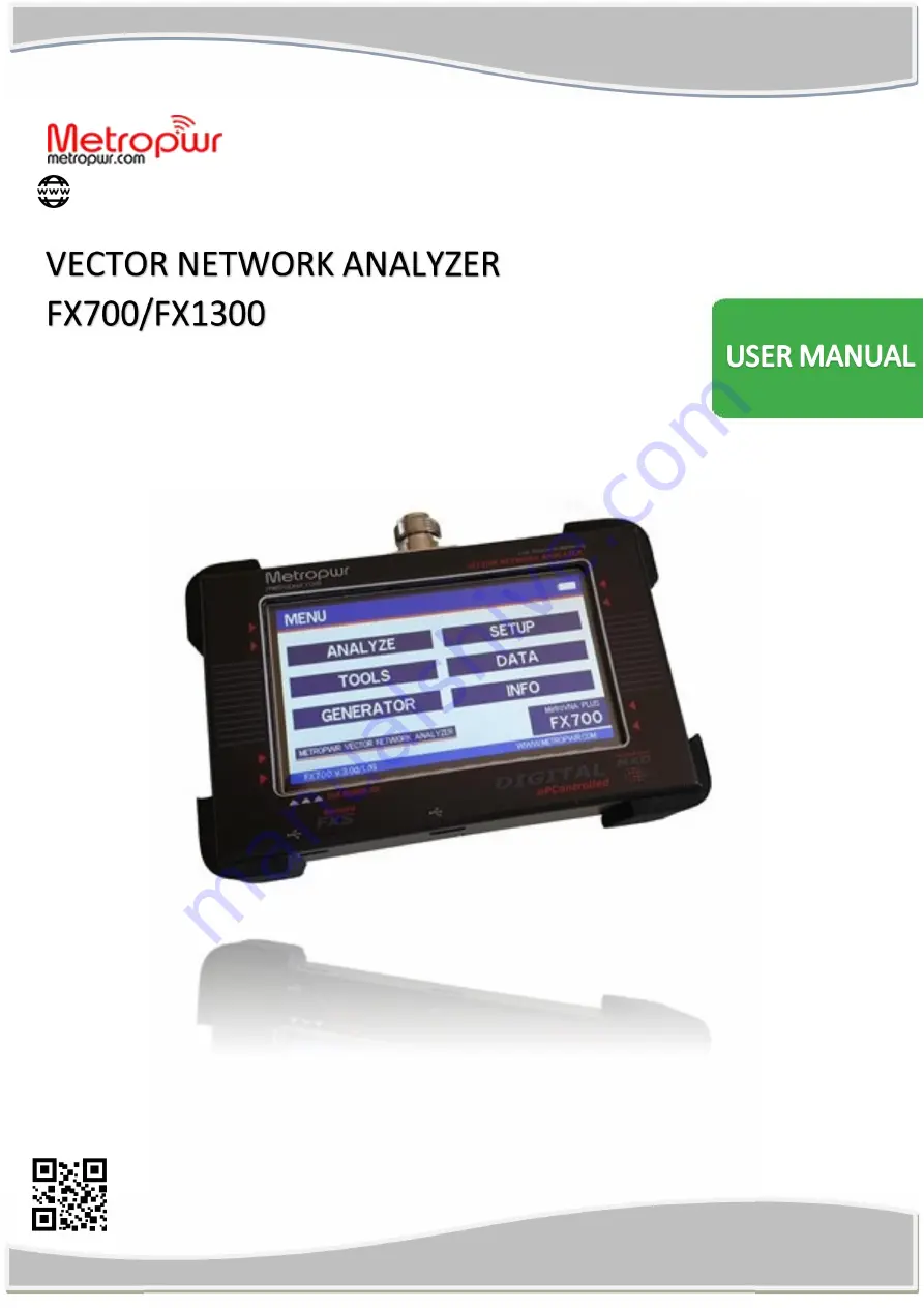 MetroPWR FX1300 User Manual Download Page 1