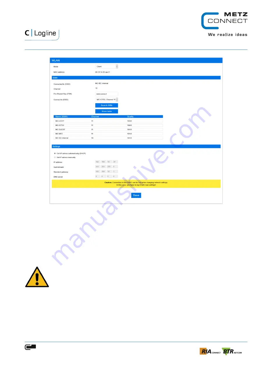 Metz Connect EWIO 2 User Manual Download Page 42