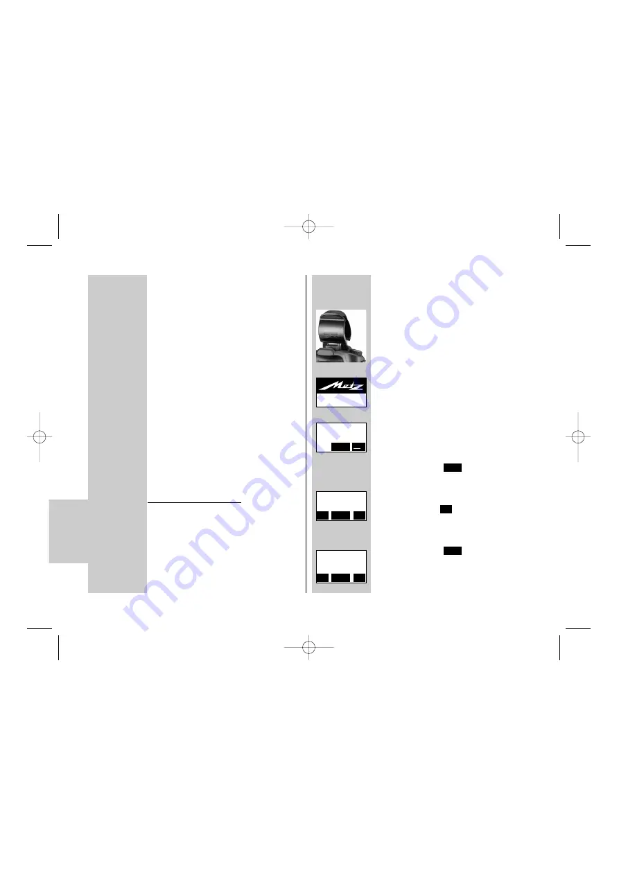 Metz 58 AF-1 P Operating Instructions Manual Download Page 96