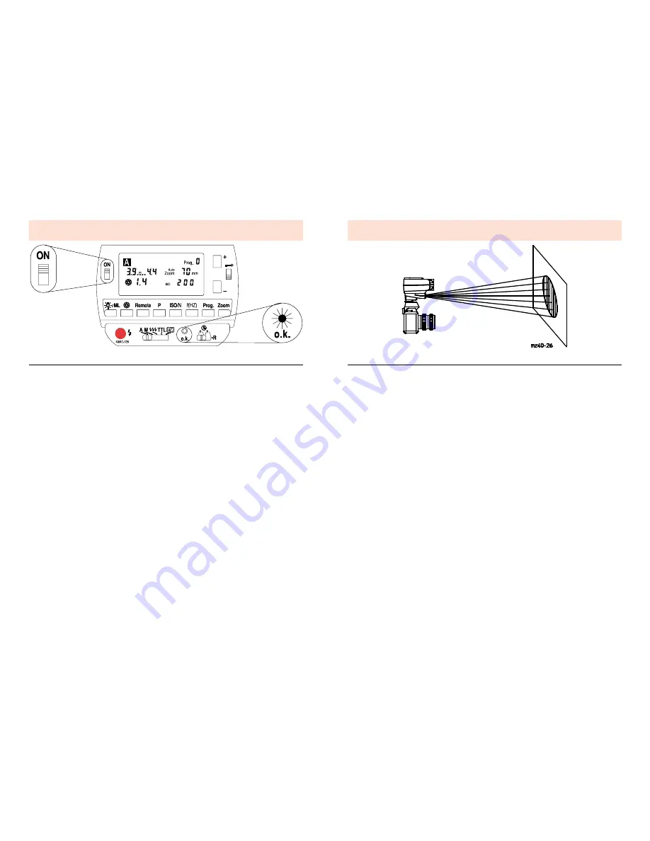 Metz MECABLITZ 40 MZ-1i Operating Instructions Manual Download Page 26