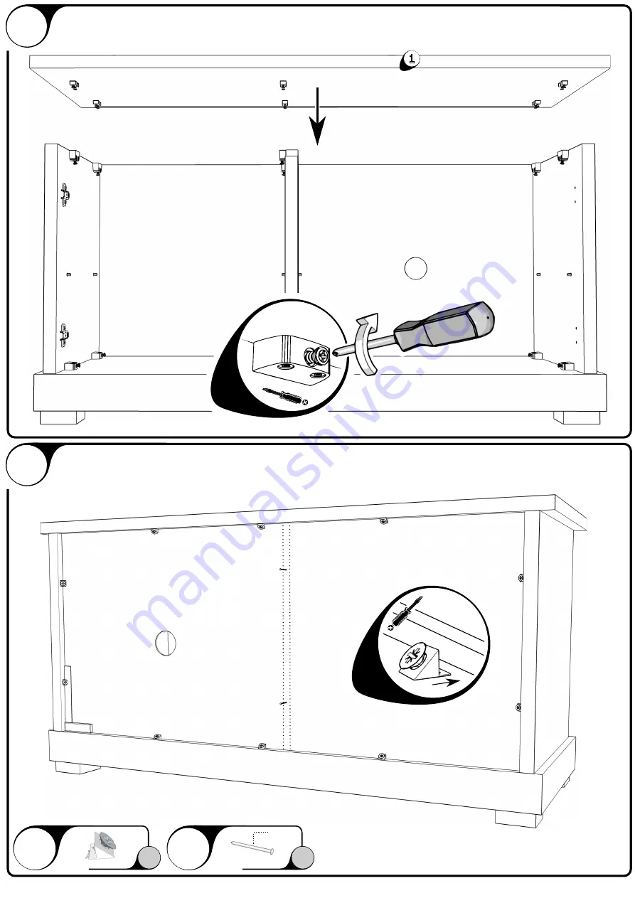 meubar ARUBA TV6 Assembly Instruction Manual Download Page 6