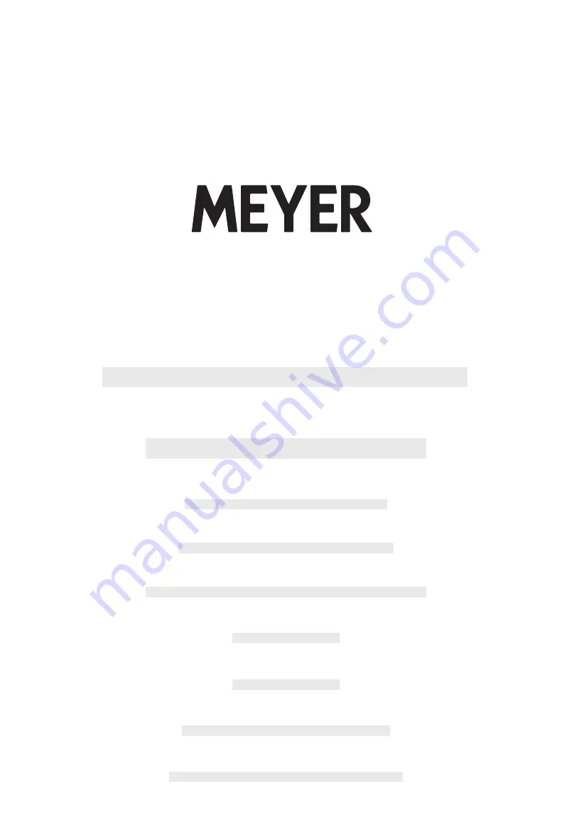 Meyer Accent 10567-T Use And Care Manual Download Page 1