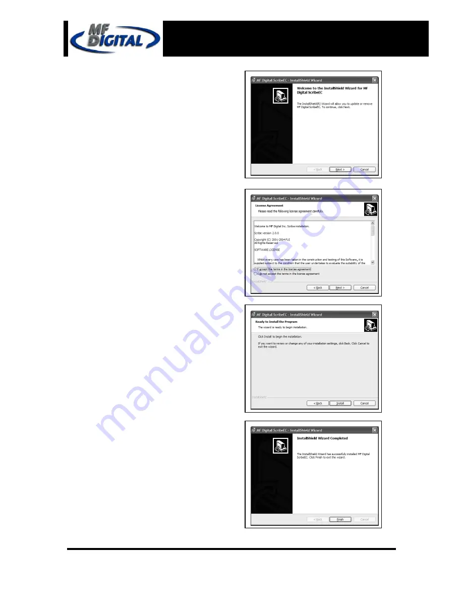 MF DIGITAL ScribeEC Quick Installation Manual Download Page 5