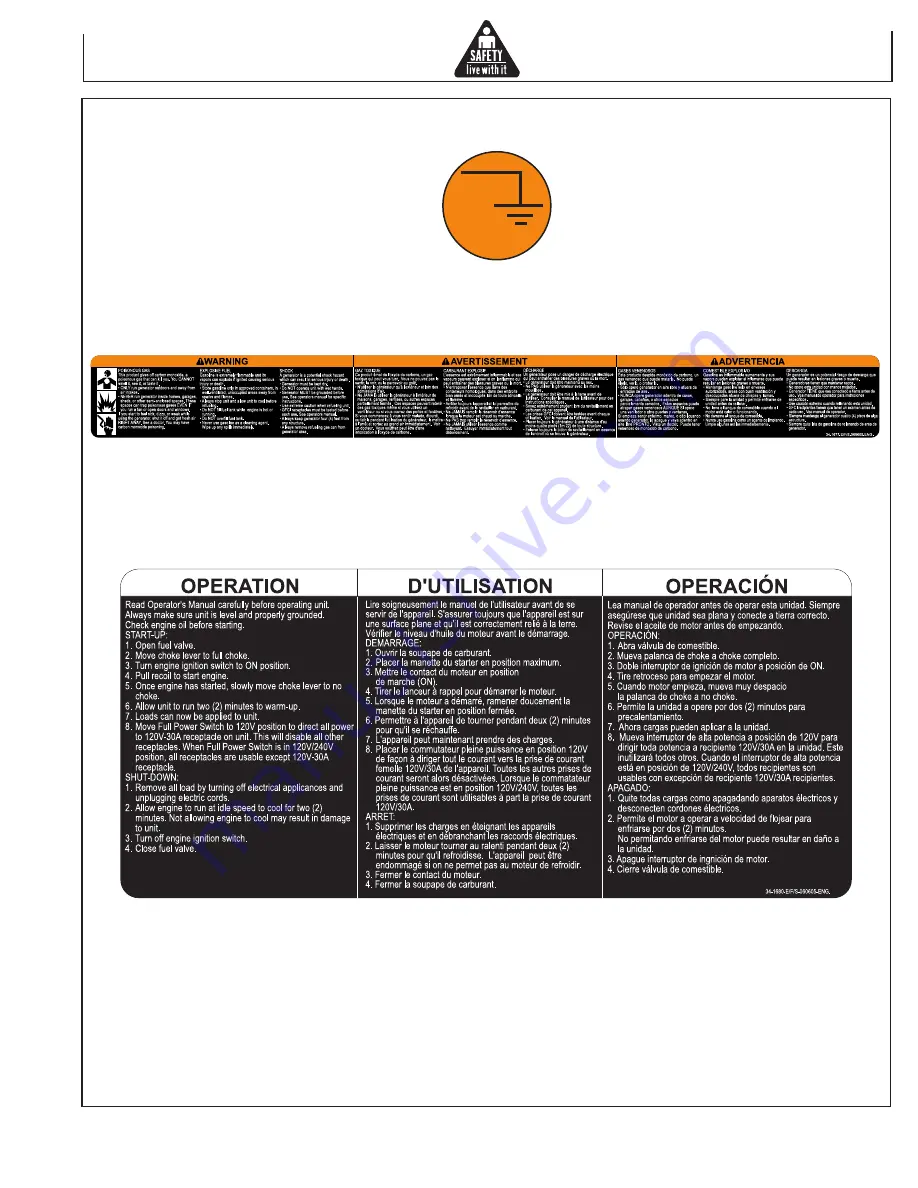 Mi-T-M GEN-3000-0MH0 Operator'S Manual Download Page 13