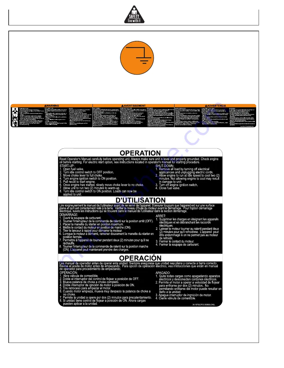 Mi-T-M GEN-6000-0MH0 Operator'S Manual Download Page 12