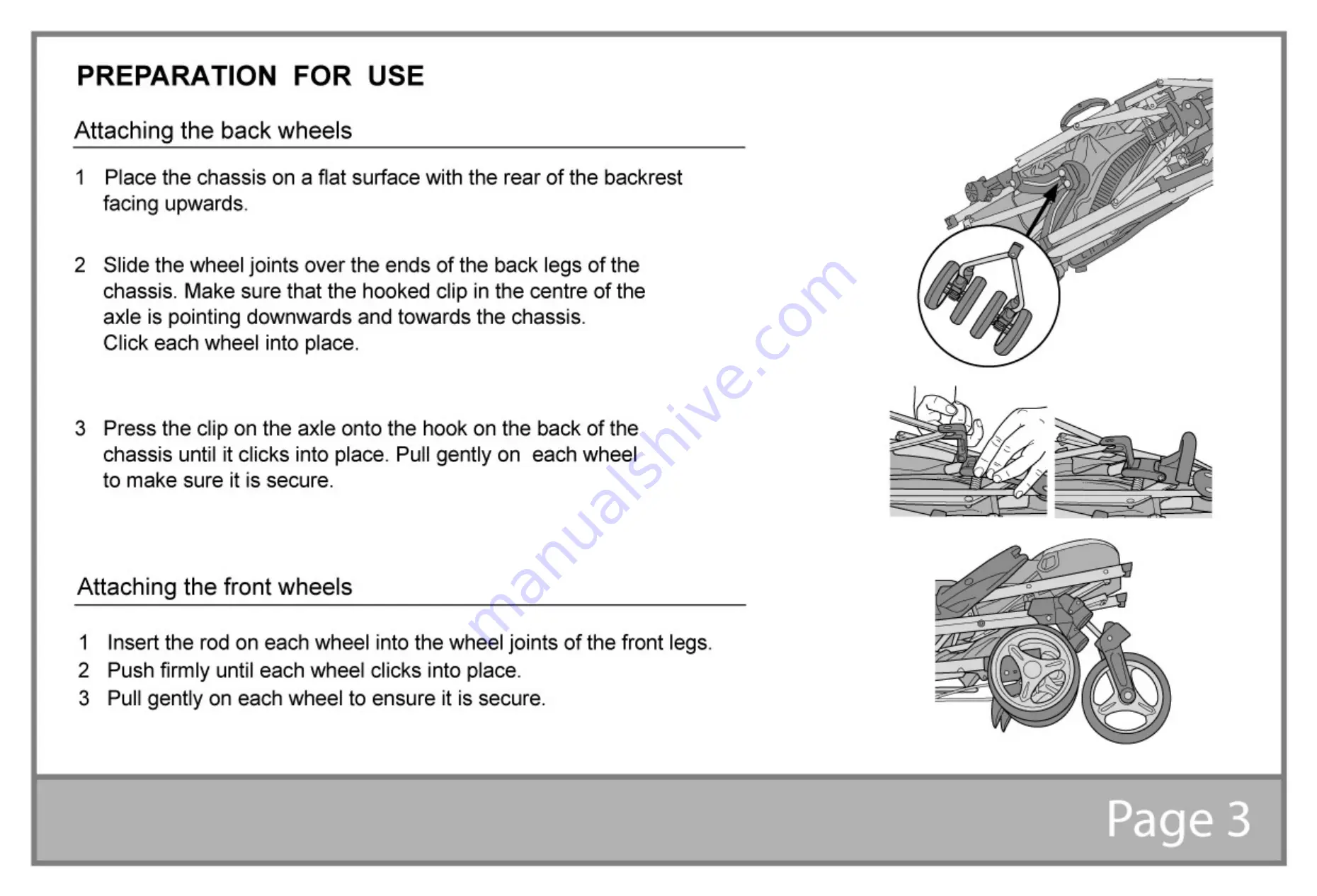 Mia Moda 1300 Owner'S Manual Download Page 3