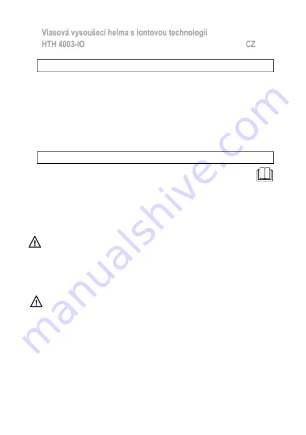 MIA HTH 4003-IO Manual Download Page 19