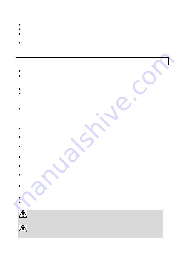 MIA TA 0080B Instruction Manual/Safety Cautions Download Page 17