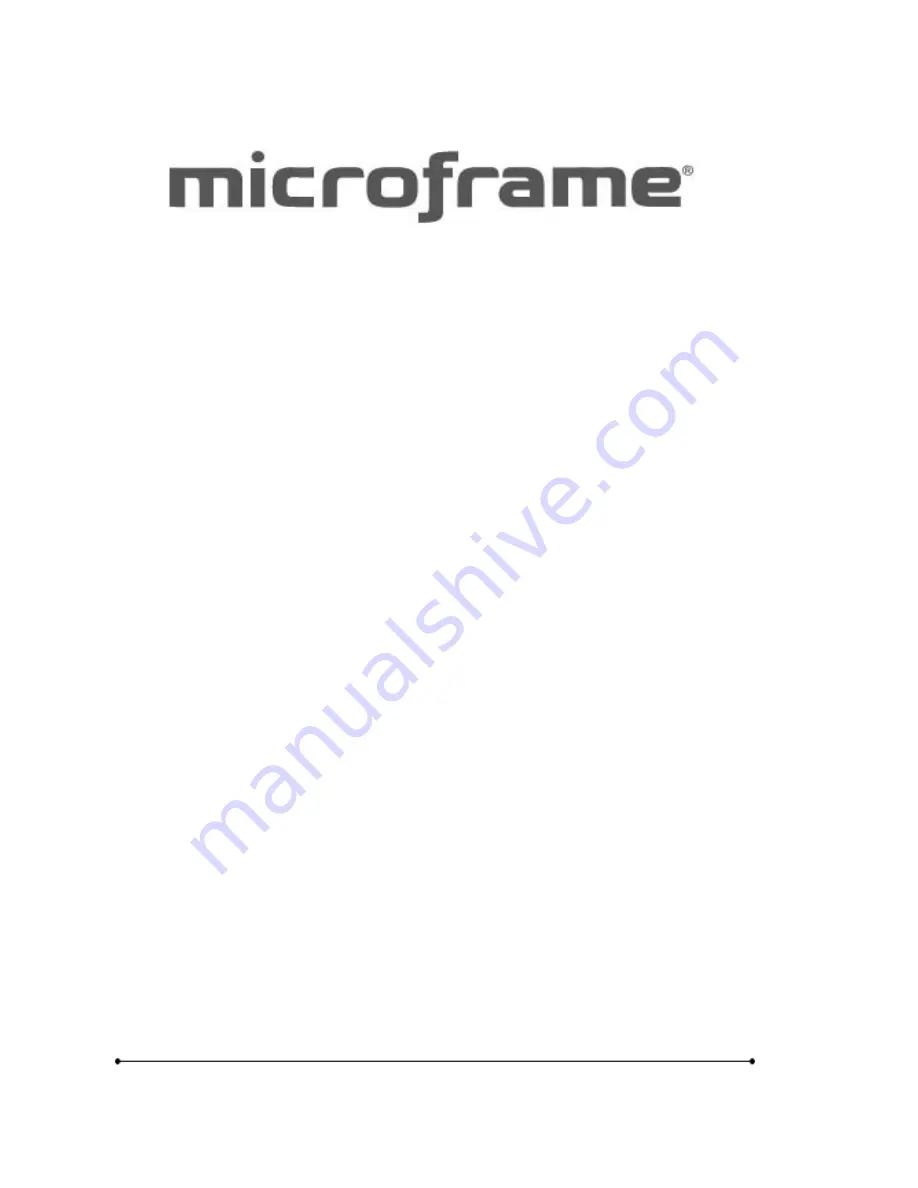 Microframe Corporation 6300 8 Series Скачать руководство пользователя страница 21