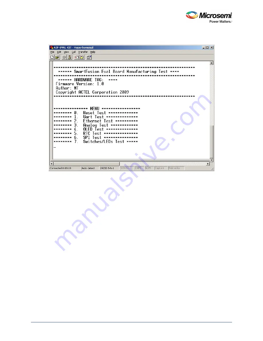 Microsemi SmartFusion UG0209 Скачать руководство пользователя страница 62