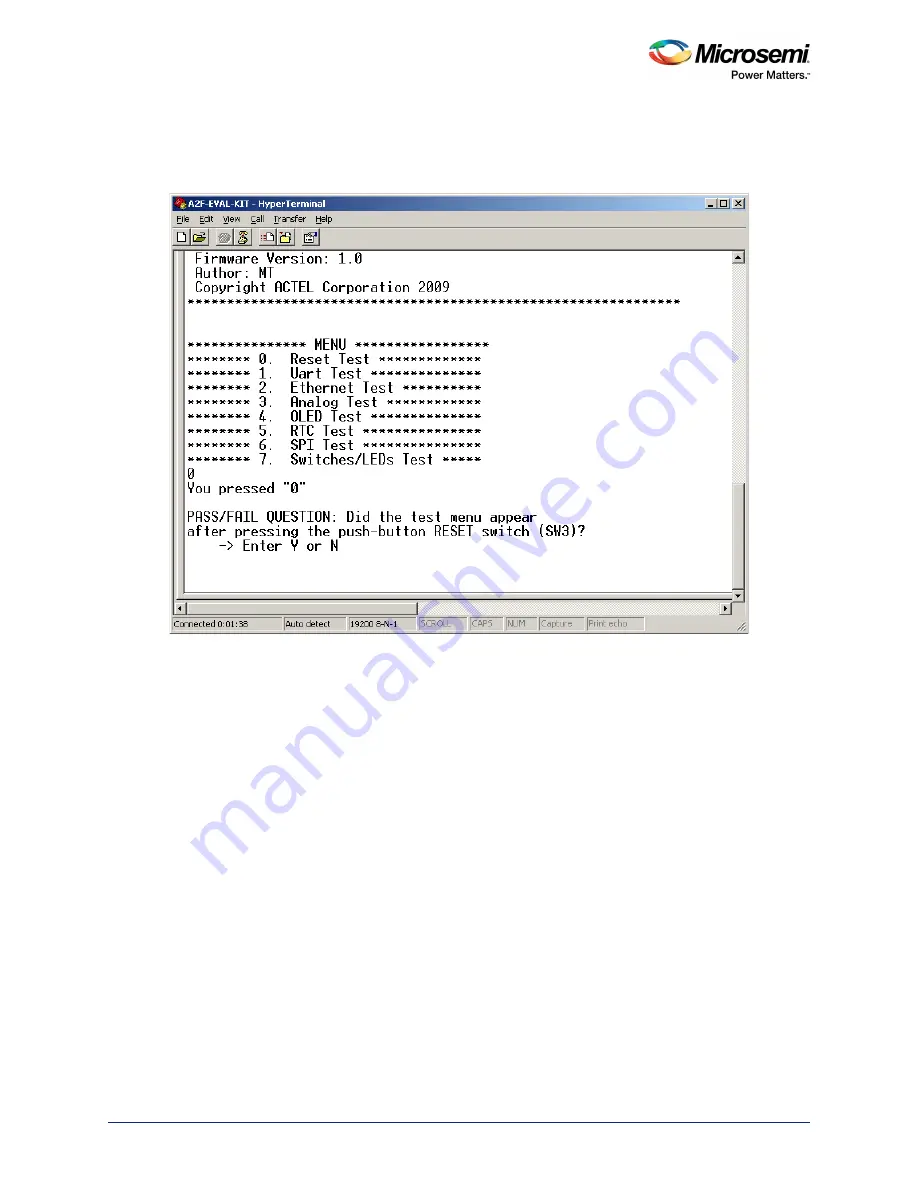 Microsemi SmartFusion UG0209 User Manual Download Page 63