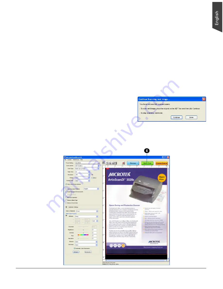 Microtek ArtixScanDI 2020 Plus User Manual Download Page 29