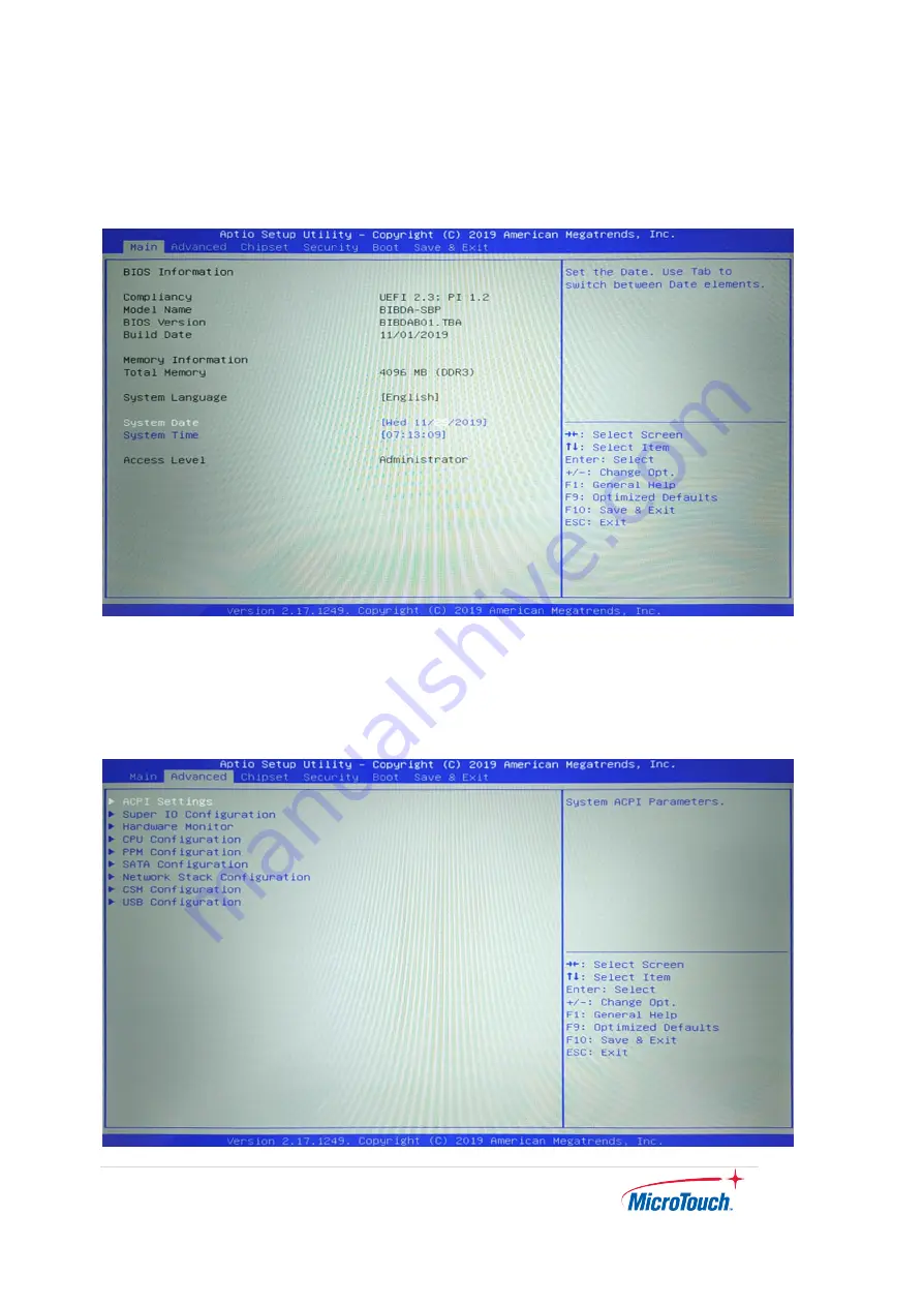 MicroTouch IC-215P-AW1 Скачать руководство пользователя страница 30