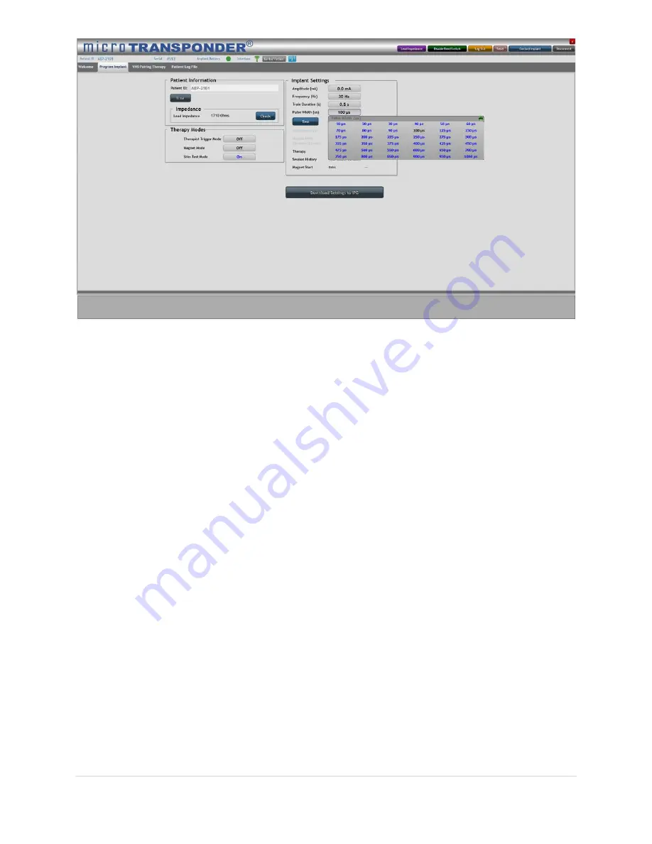 MicroTransponder 2100 Manual Download Page 23