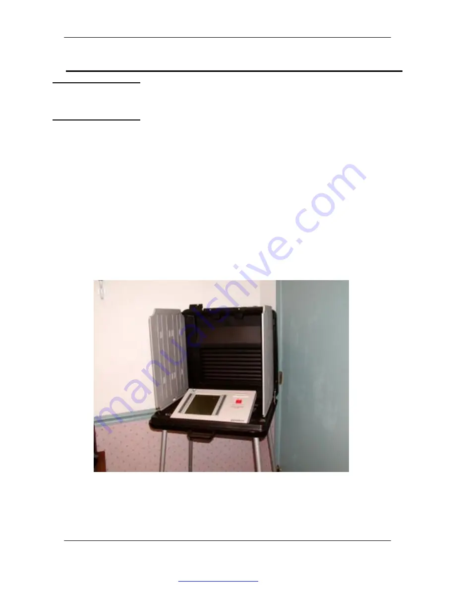 MicroVote Infinity Poll Worker’S Manual Download Page 8