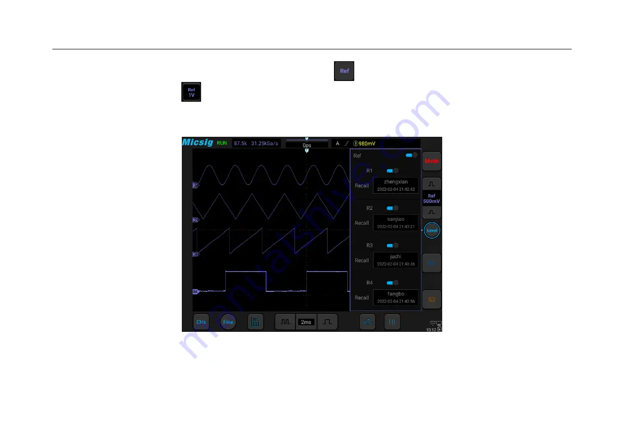 Micsig ATOIOOO Series User Manual Download Page 309