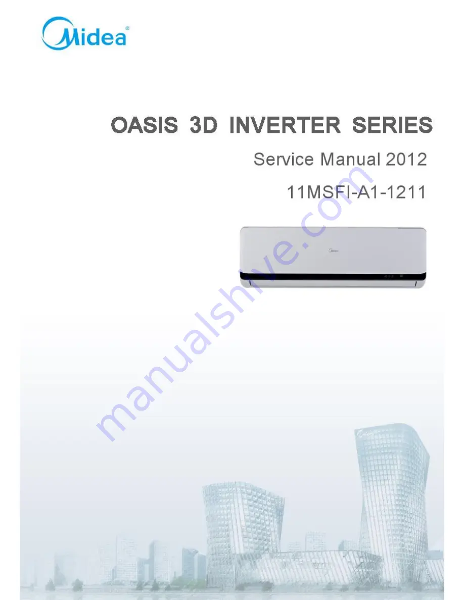 Midea OASIS 3D Inverter Series 11MSFI-A1-1211 Скачать руководство пользователя страница 1