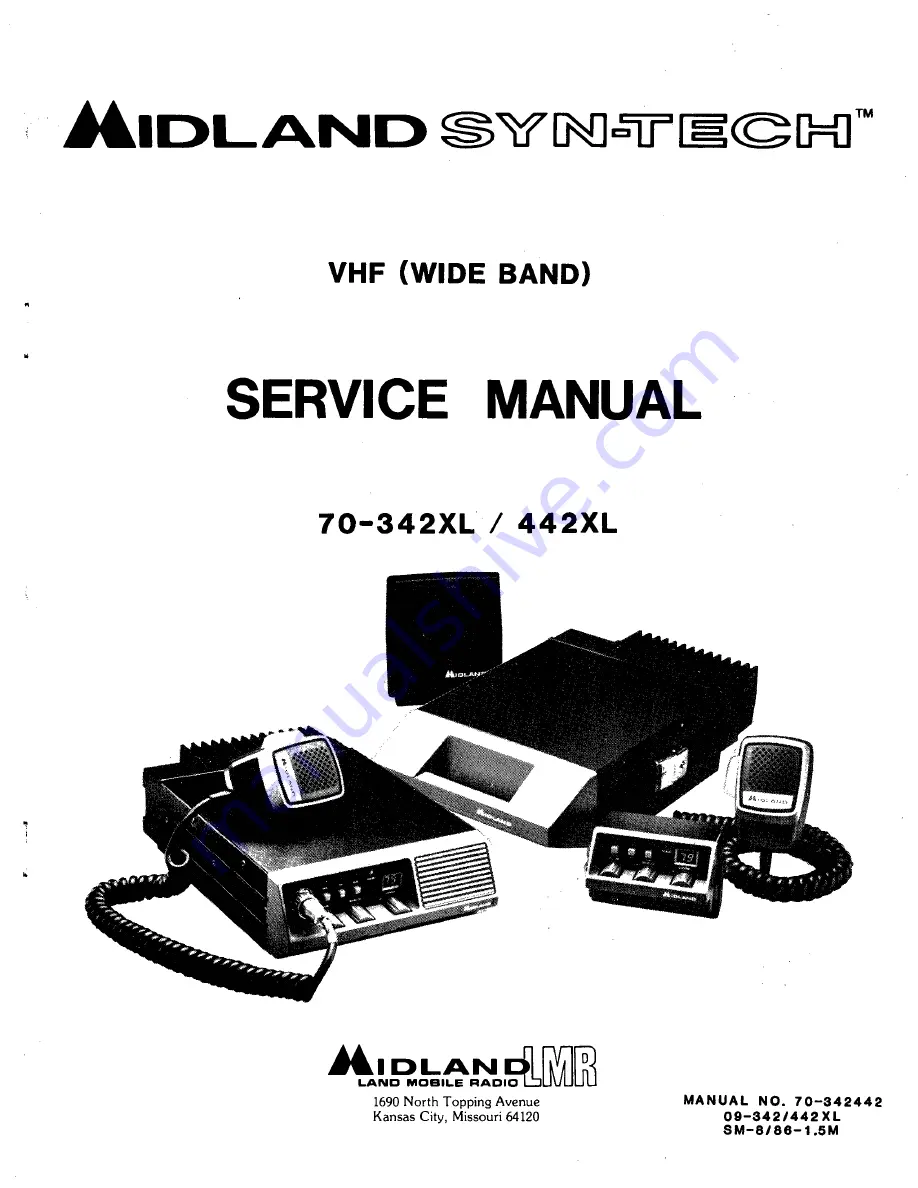 Midland 442XL Service Manual Download Page 1