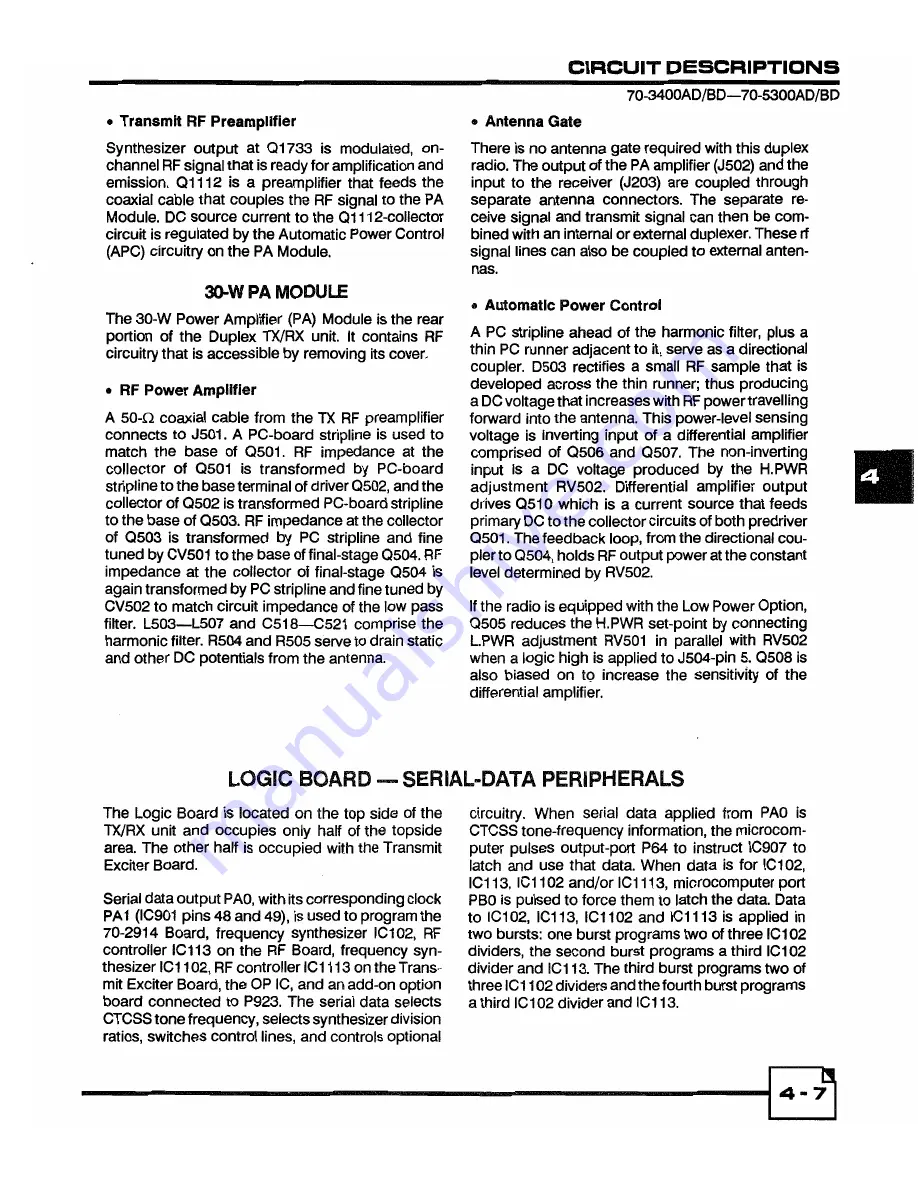 Midland 70-3400AD/BD Service Manual Download Page 34