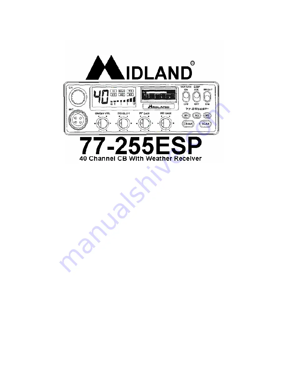 Midland 77-255 Скачать руководство пользователя страница 1