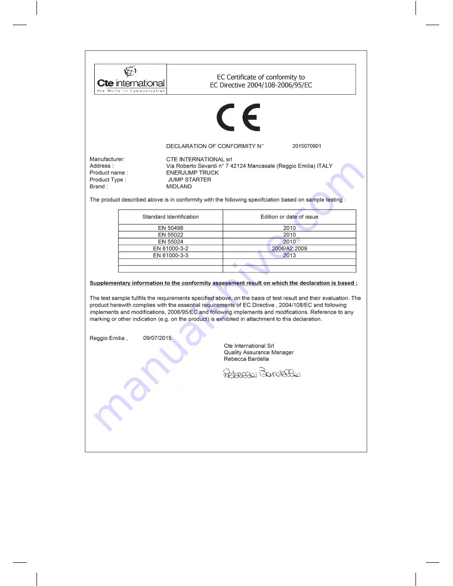 Midland Enerjump Truck Скачать руководство пользователя страница 46