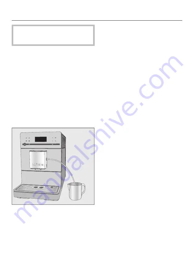 Miele CM 5310, CM 5410, CM 5510, CM 5710 Скачать руководство пользователя страница 49