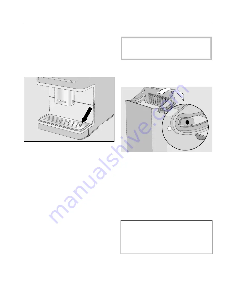 Miele CM 6110 Operating Instructions Manual Download Page 54