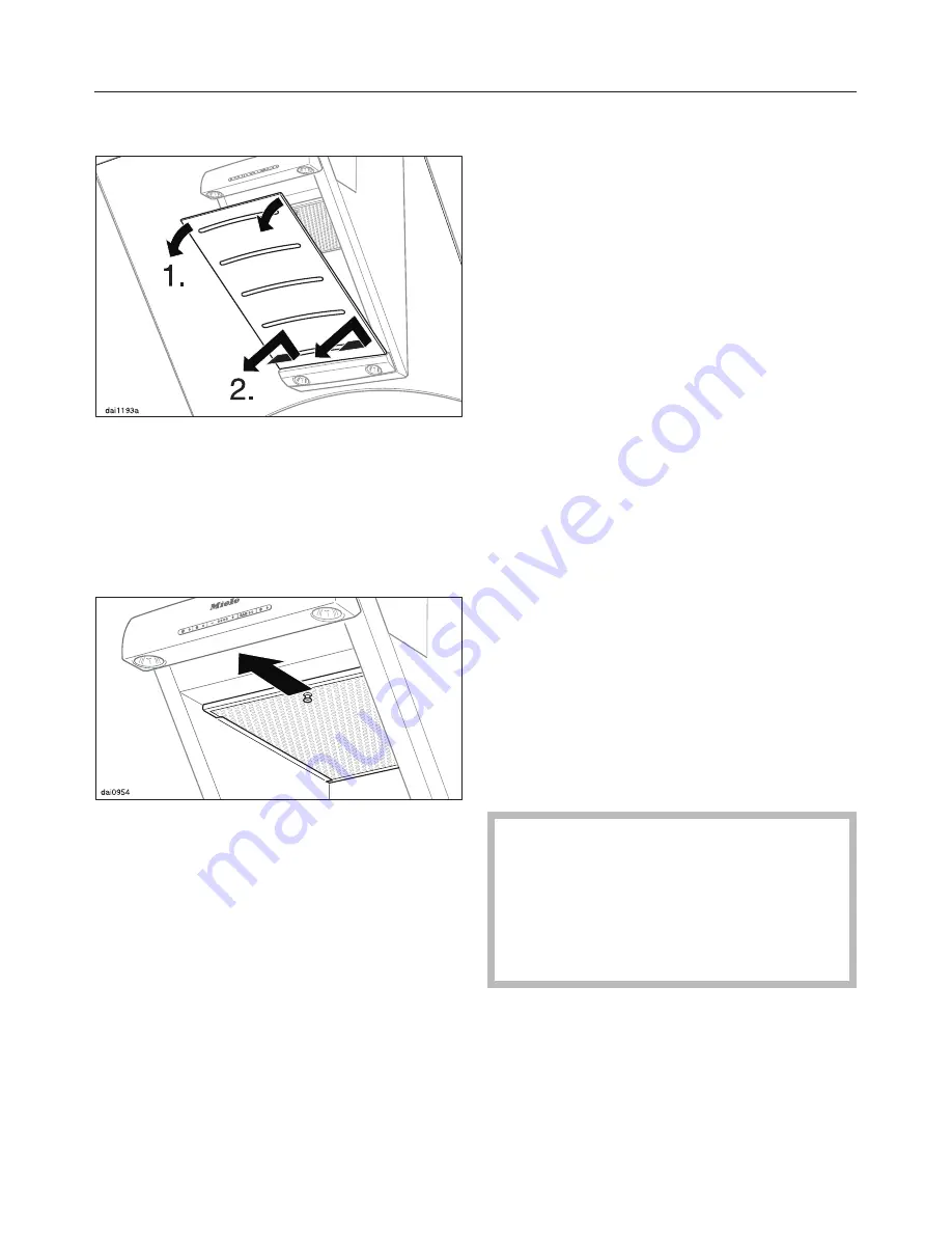 Miele DA 289-4 Operating And Installation Manual Download Page 23