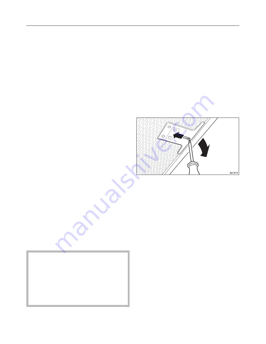 Miele DA 2900 Operating And Installation Instructions Download Page 22