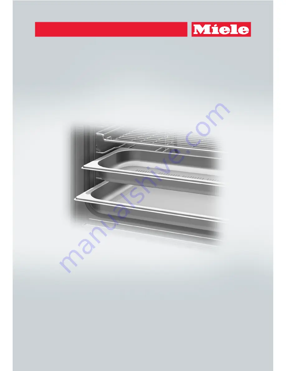 Miele DG 6010 Operating Instructions Manual Download Page 1