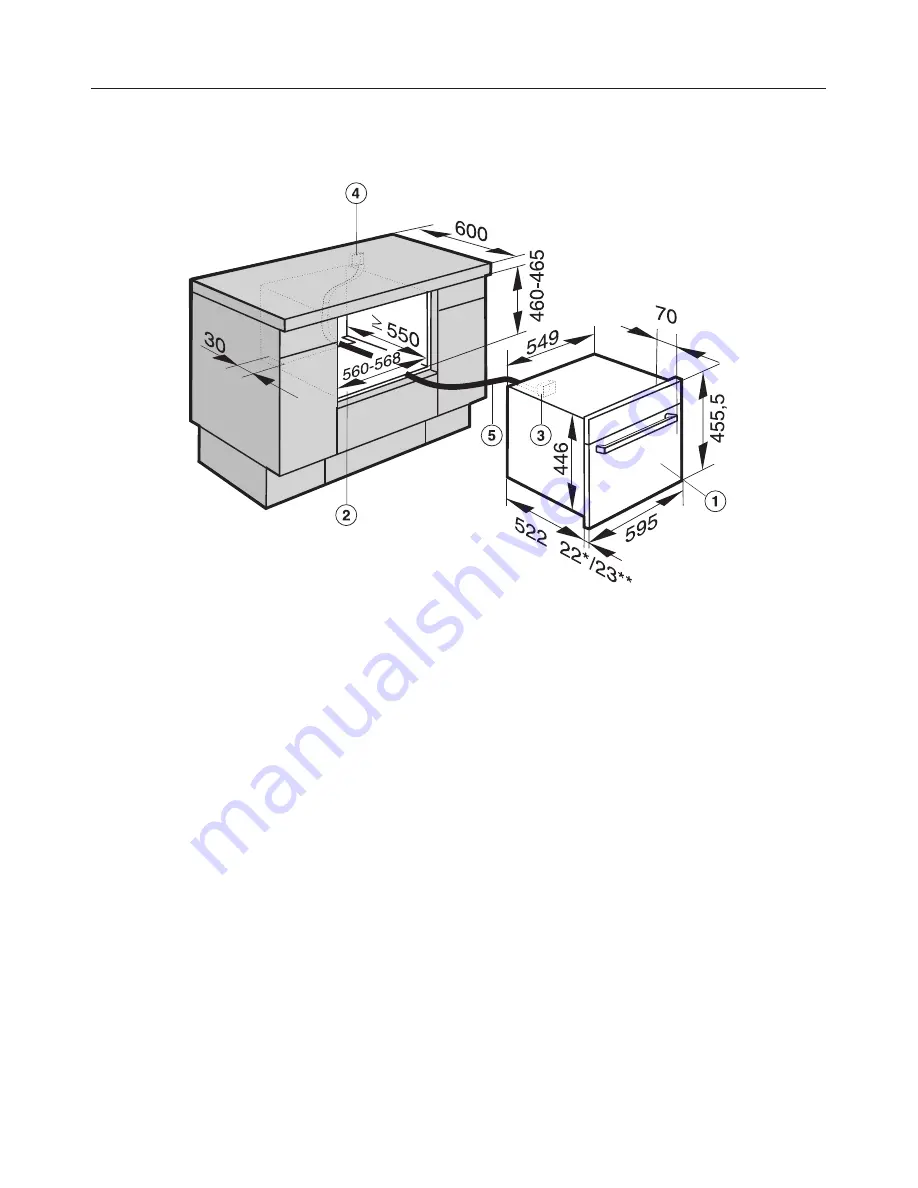 Miele DGC 5080 Installation Instructions Manual Download Page 6