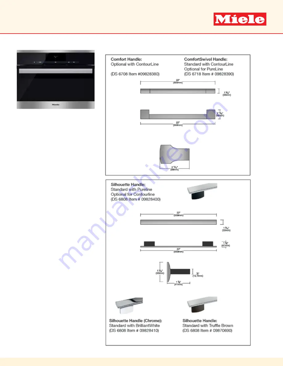 Miele DGC 6805 XL Скачать руководство пользователя страница 2