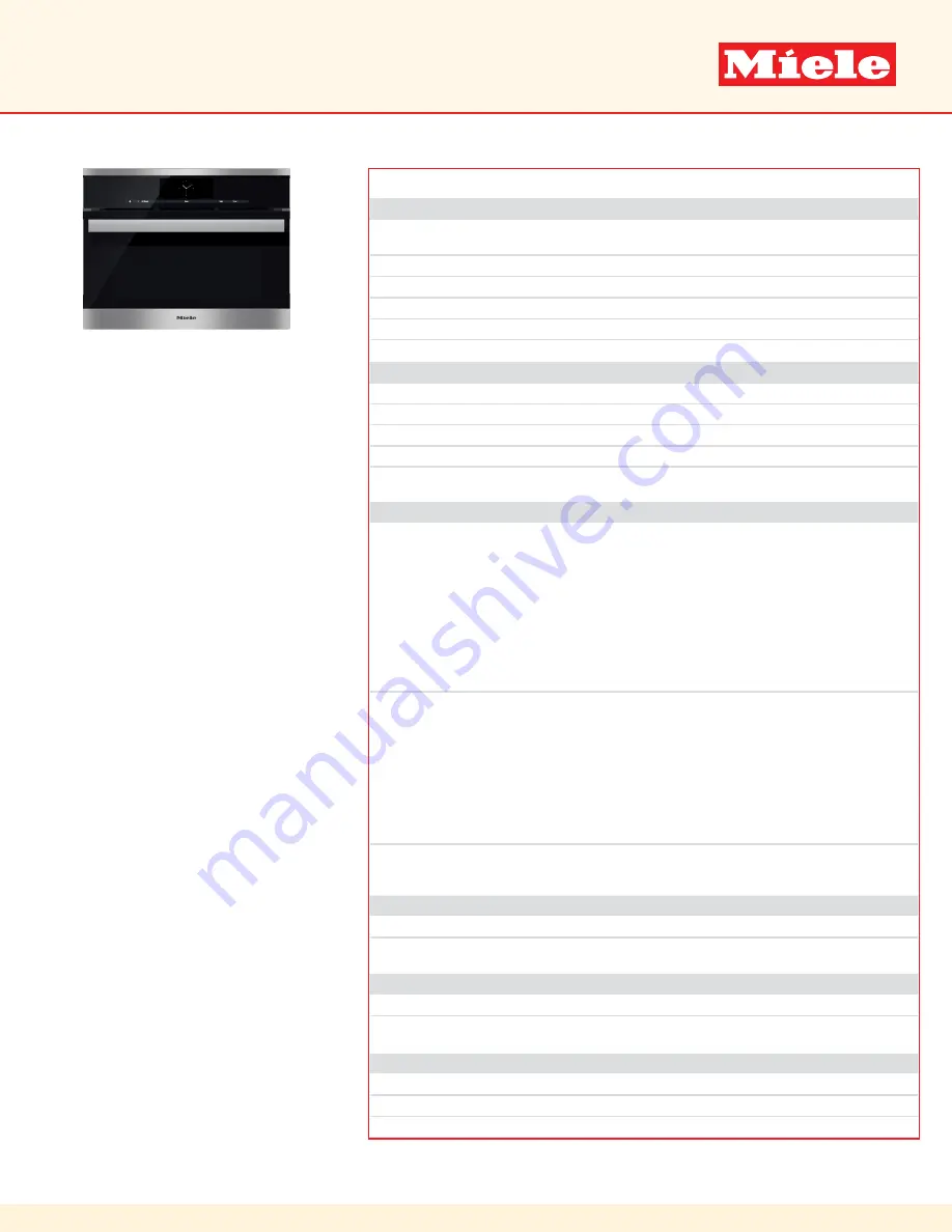 Miele DGC 6805 XL Manual Download Page 2