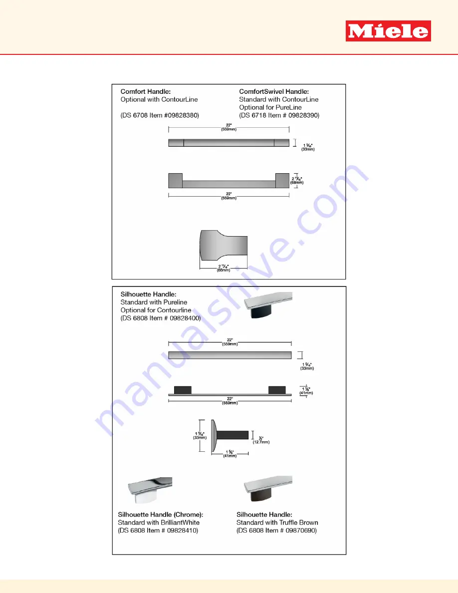 Miele DGC 6805 XL Manual Download Page 3