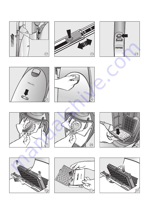 Miele Dynamic U1 Series Operating Instructions Manual Download Page 26