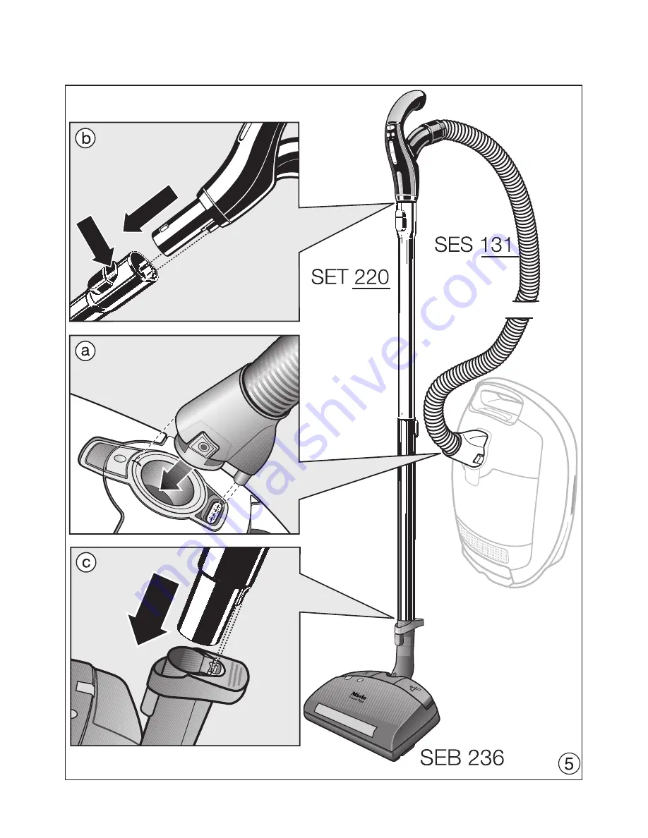 Miele Electro Premium SEB 236 Operating Instructions Manual Download Page 97