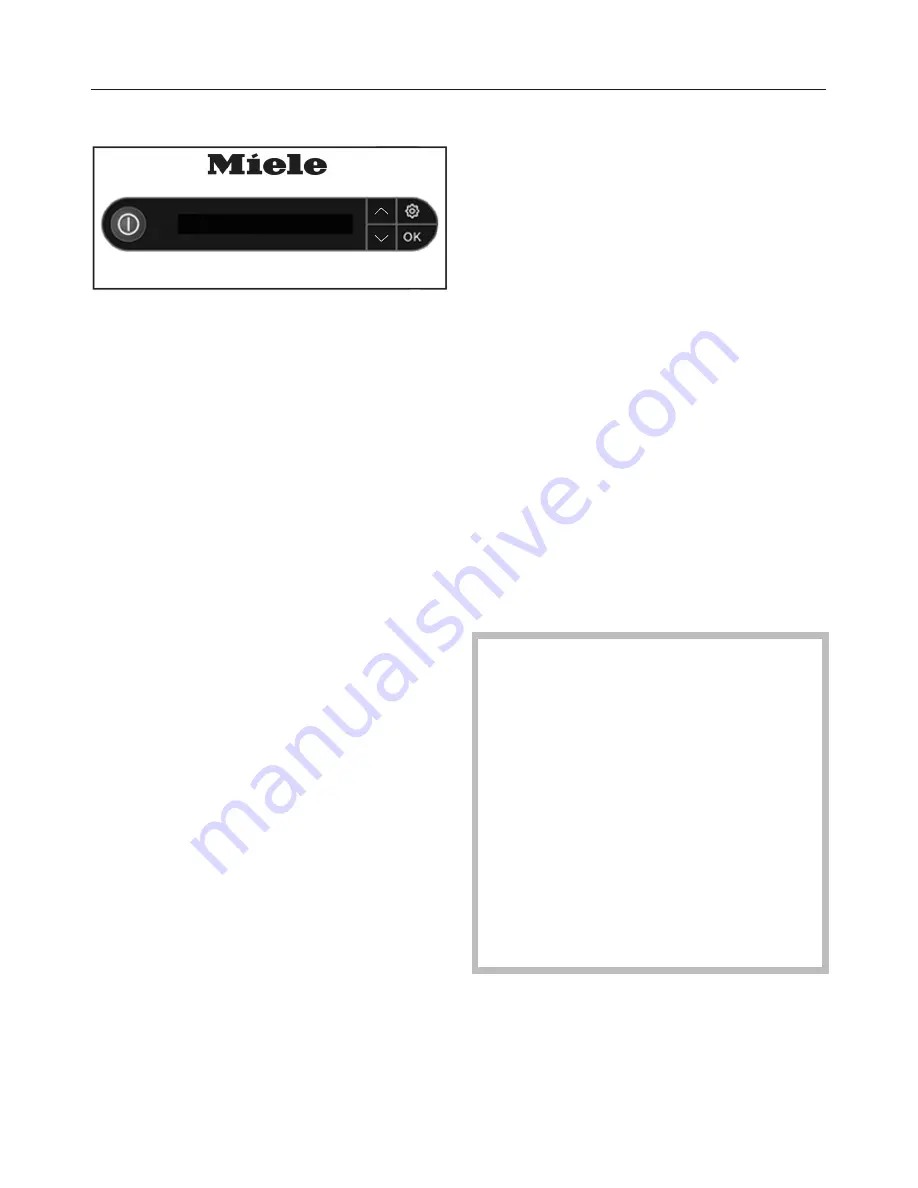 Miele FashionMaster Operating Instructions Manual Download Page 30