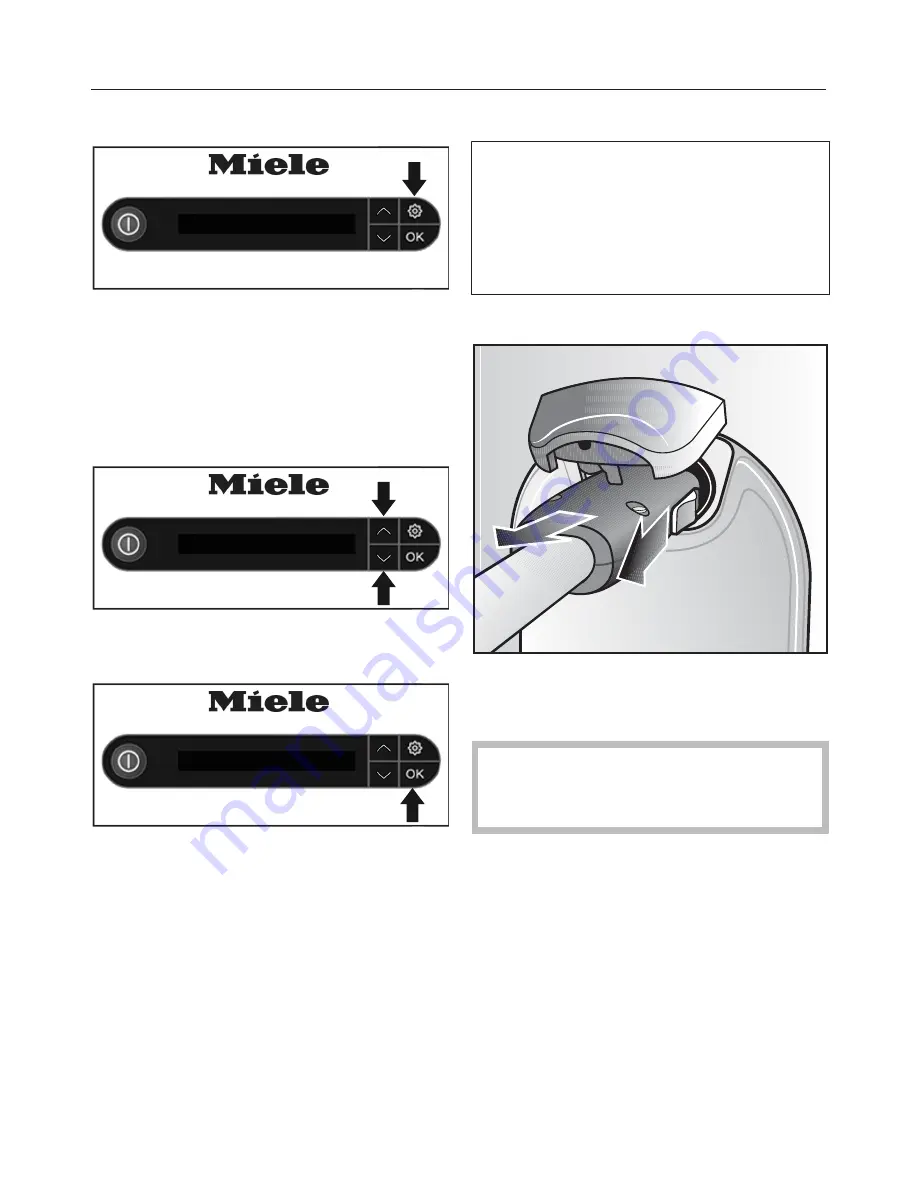 Miele FashionMaster Operating Instructions Manual Download Page 51