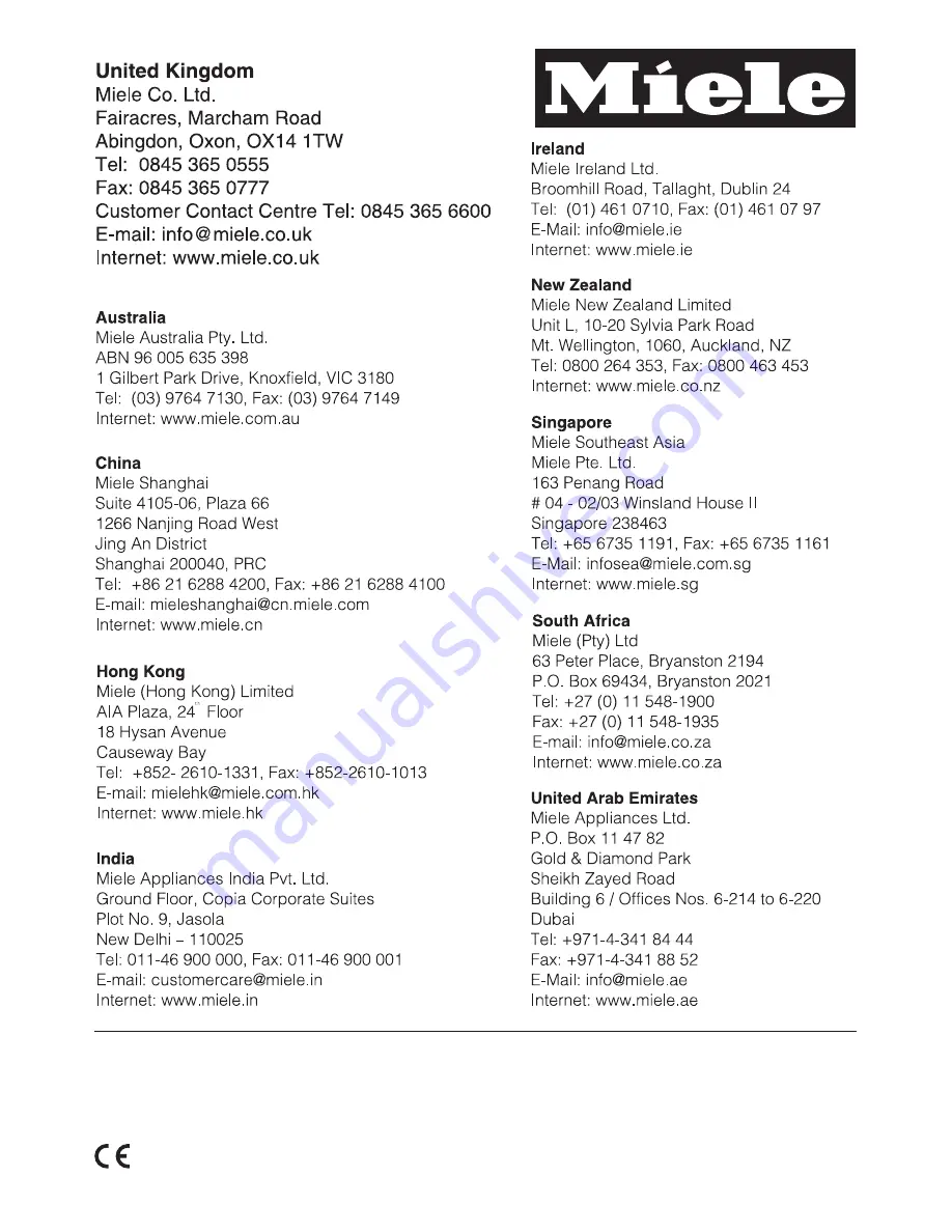 Miele H 5360 BP Operating And Installation Instructions Download Page 64