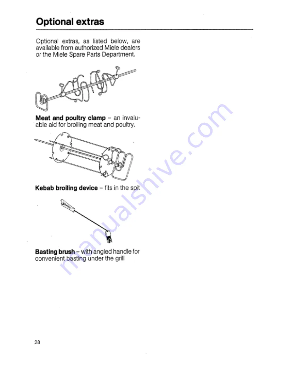 Miele H 609 B 2 Operating Instructions Manual Download Page 28