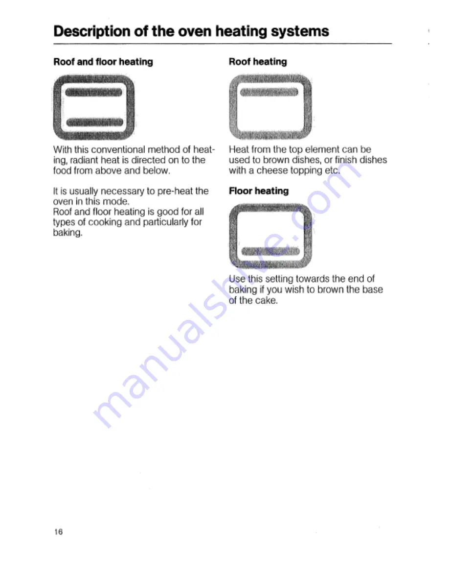 Miele H 814 Operating Instructions Manual Download Page 16