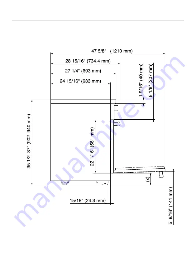 Miele HR 1134-3 AG Installation Instructions Manual Download Page 50