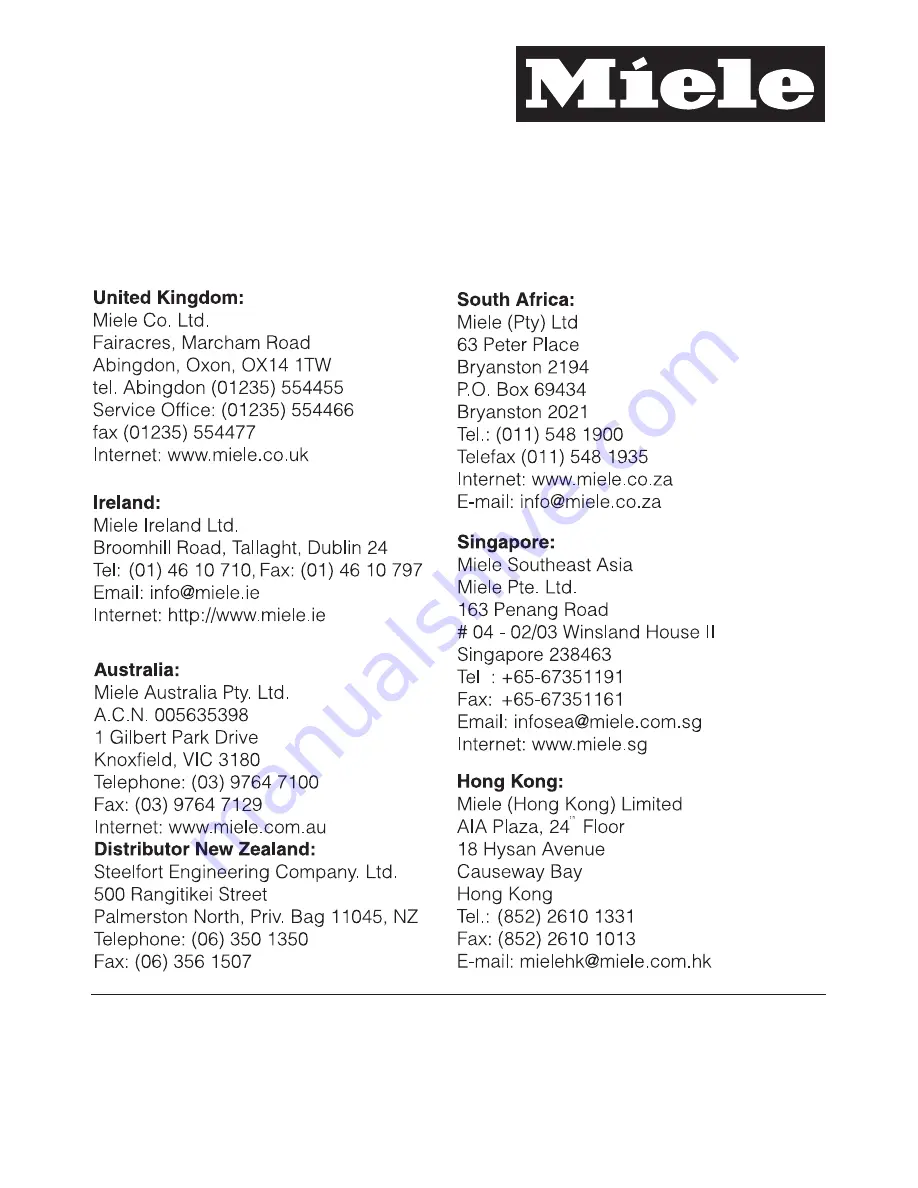 Miele KFN 763 SD ed Operating And Installation Instructions Download Page 48